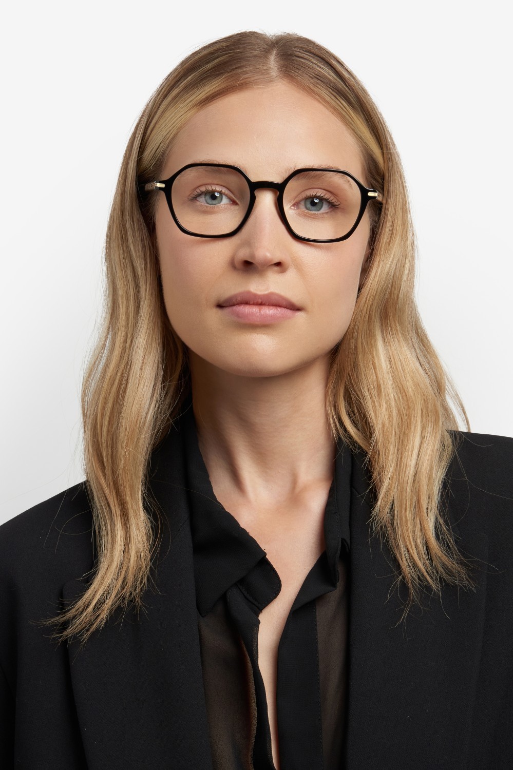 Occhiali da vista Hugo Boss 1737 108917 807 colore black forma rettangolare 
