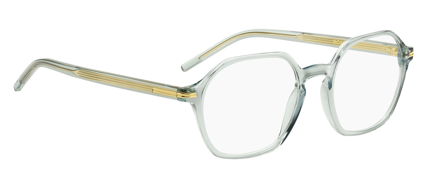 Occhiali da vista Hugo Boss 1737 108917 WK2 colore aqua forma rettangolare 
