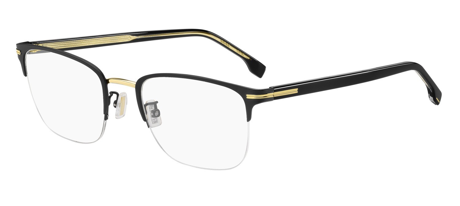 Occhiali da vista Hugo Boss 1729/G 108918 I46 colore matte black gold forma rettangolare 