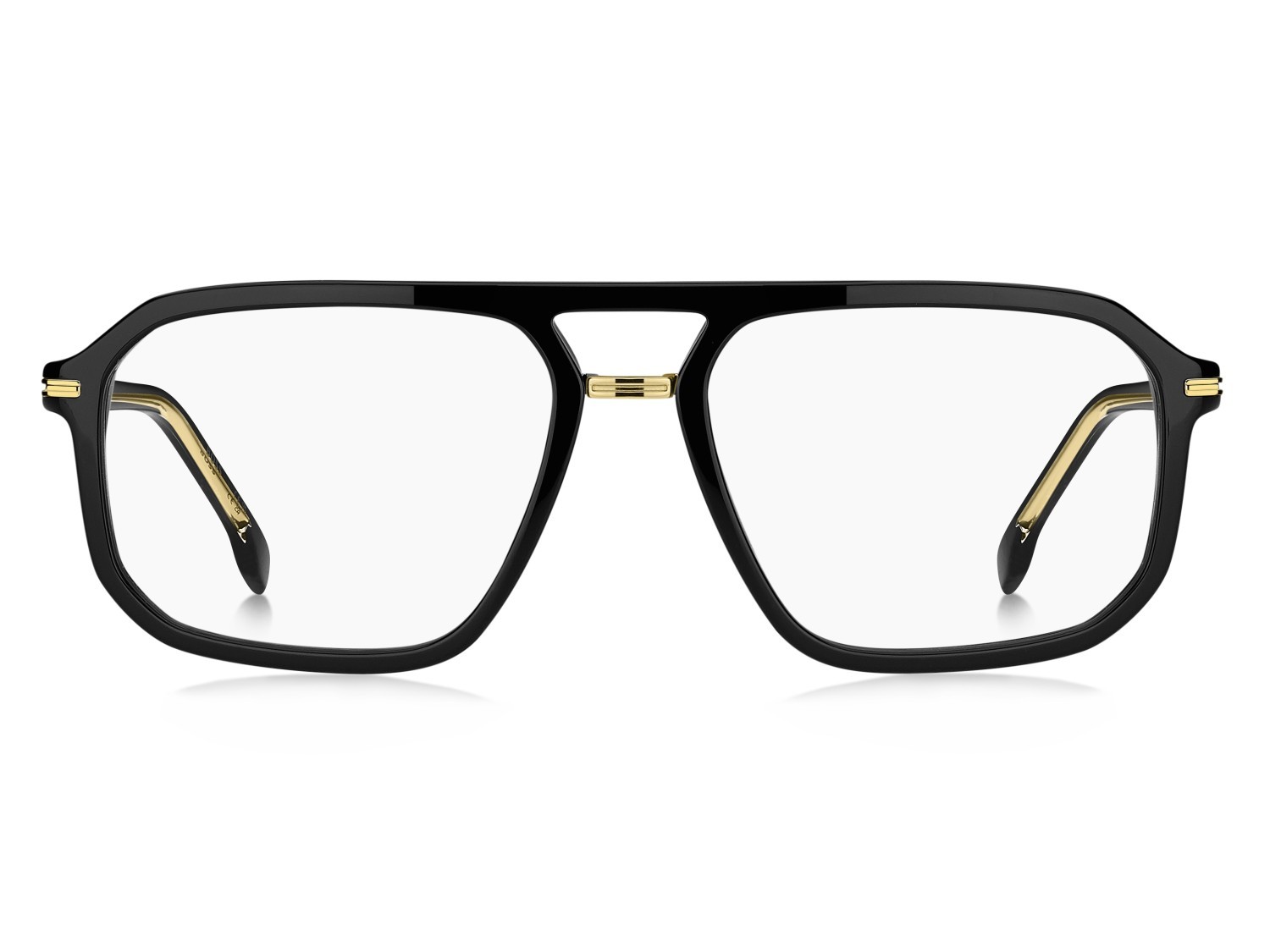 Eyeglasses Hugo Boss 1728 108919 807 color black shape navigator 