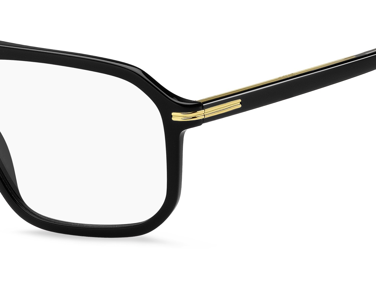 Eyeglasses Hugo Boss 1728 108919 807 color black shape navigator 