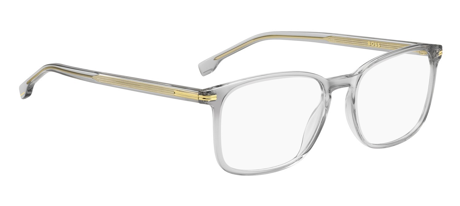 Occhiali da vista Hugo Boss 1727 108920 KB7 colore grey forma rettangolare 