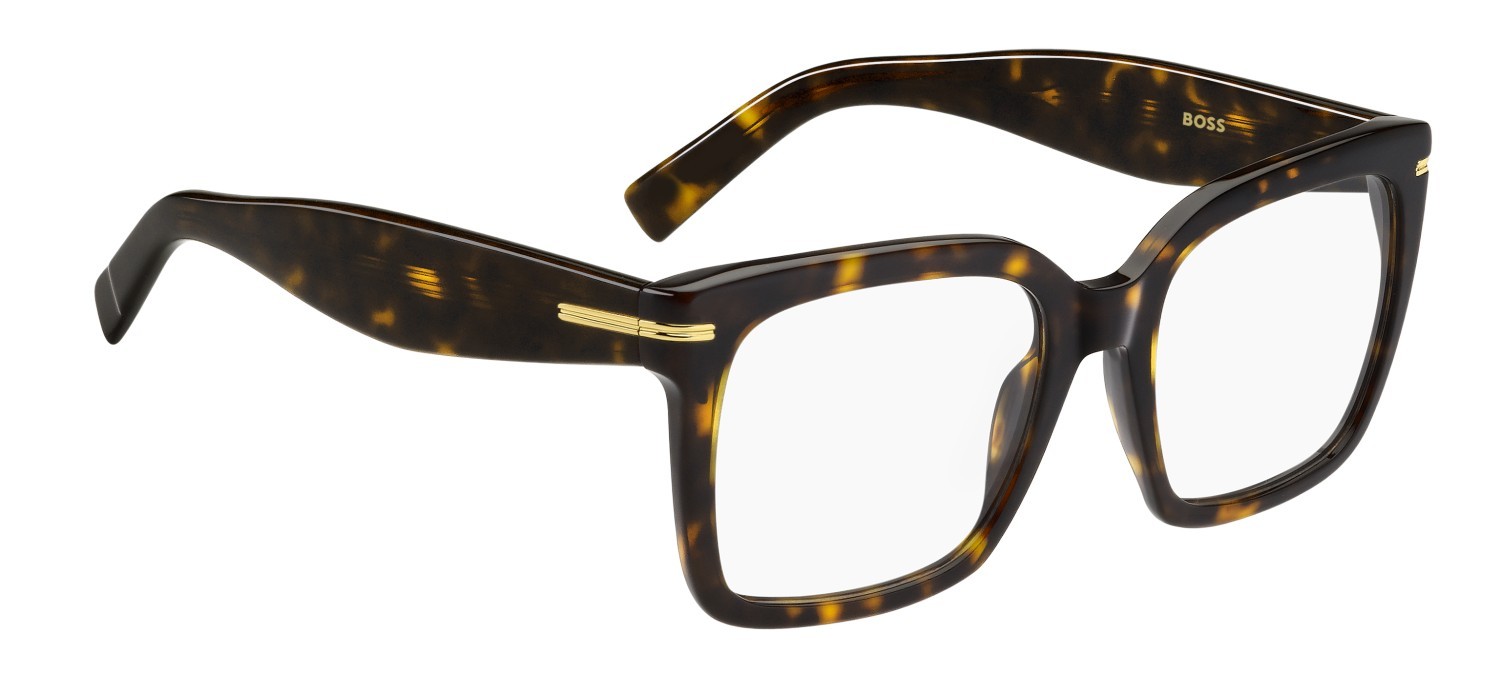 Occhiali da vista Hugo Boss 1733 108921 086 colore havana forma quadrato 
