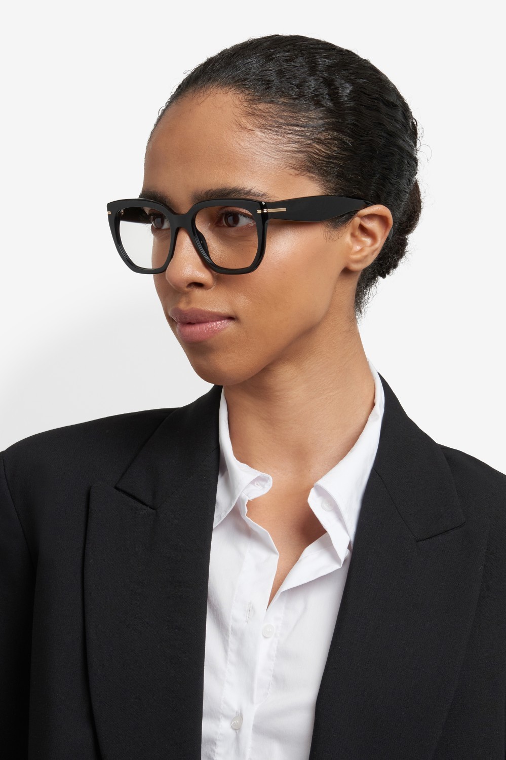 Occhiali da vista Hugo Boss 1734 108922 807 colore black forma quadrato 