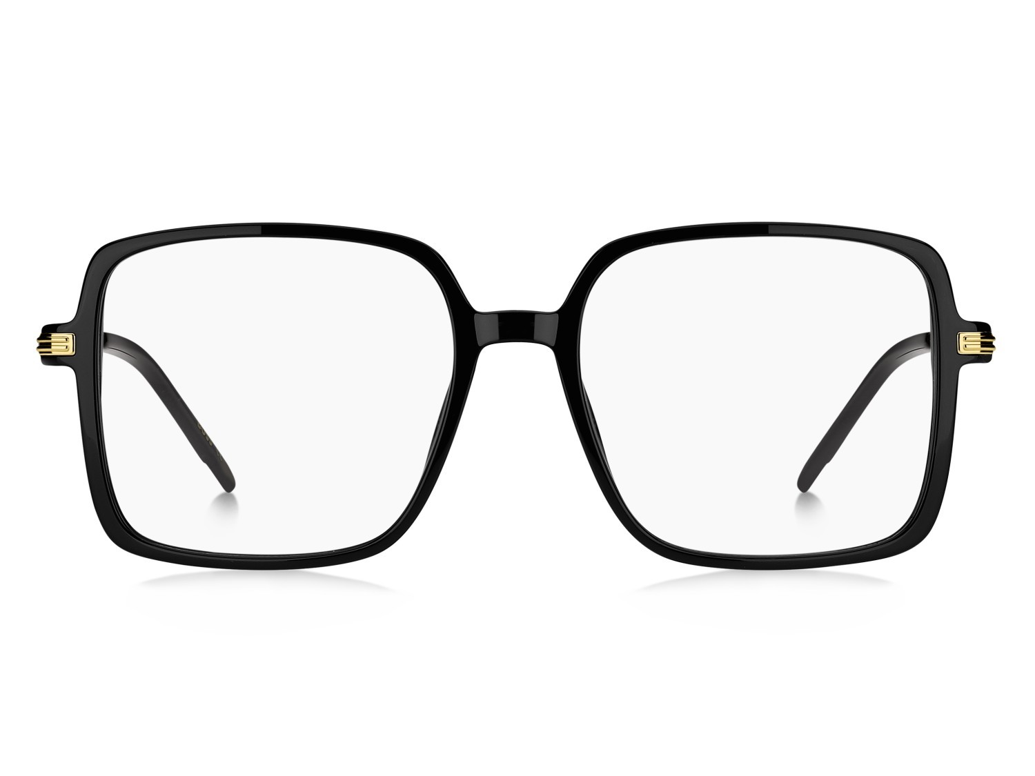 Occhiali da vista Hugo Boss 1735 108923 2M2 colore black gold forma quadrato 
