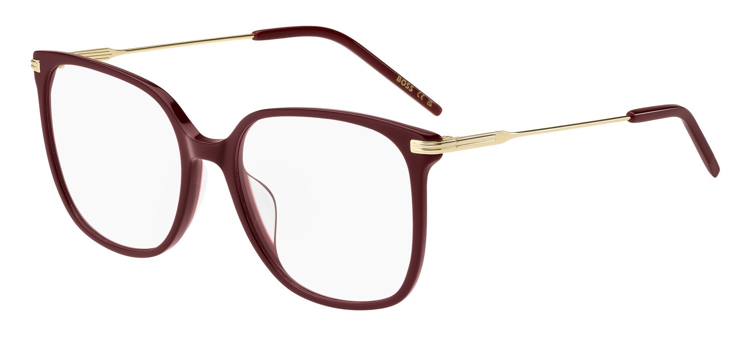 Occhiali da vista Hugo Boss 1736/G 108924 6K3 colore burgundy gold forma quadrato 