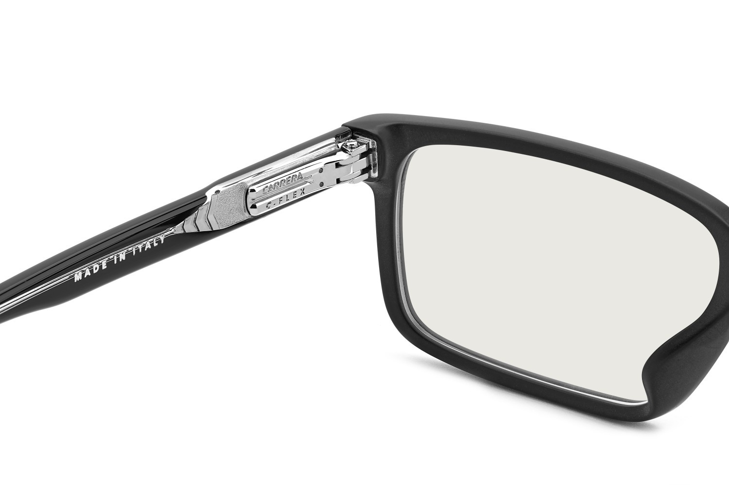 Brillen Carrera C Flex 07/G 108930 807 farbe black form rechteckig gläser blue mirror