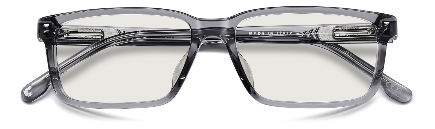 Occhiali da vista Carrera C Flex 07/G 108930 KB7 colore grey forma rettangolare lenti blue mirror