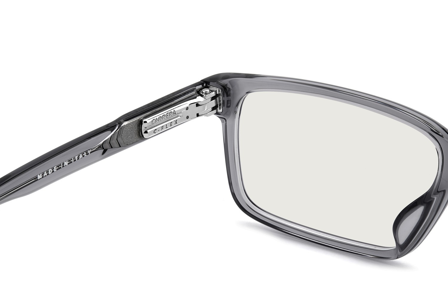Occhiali da vista Carrera C Flex 07/G 108930 KB7 colore grey forma rettangolare lenti blue mirror