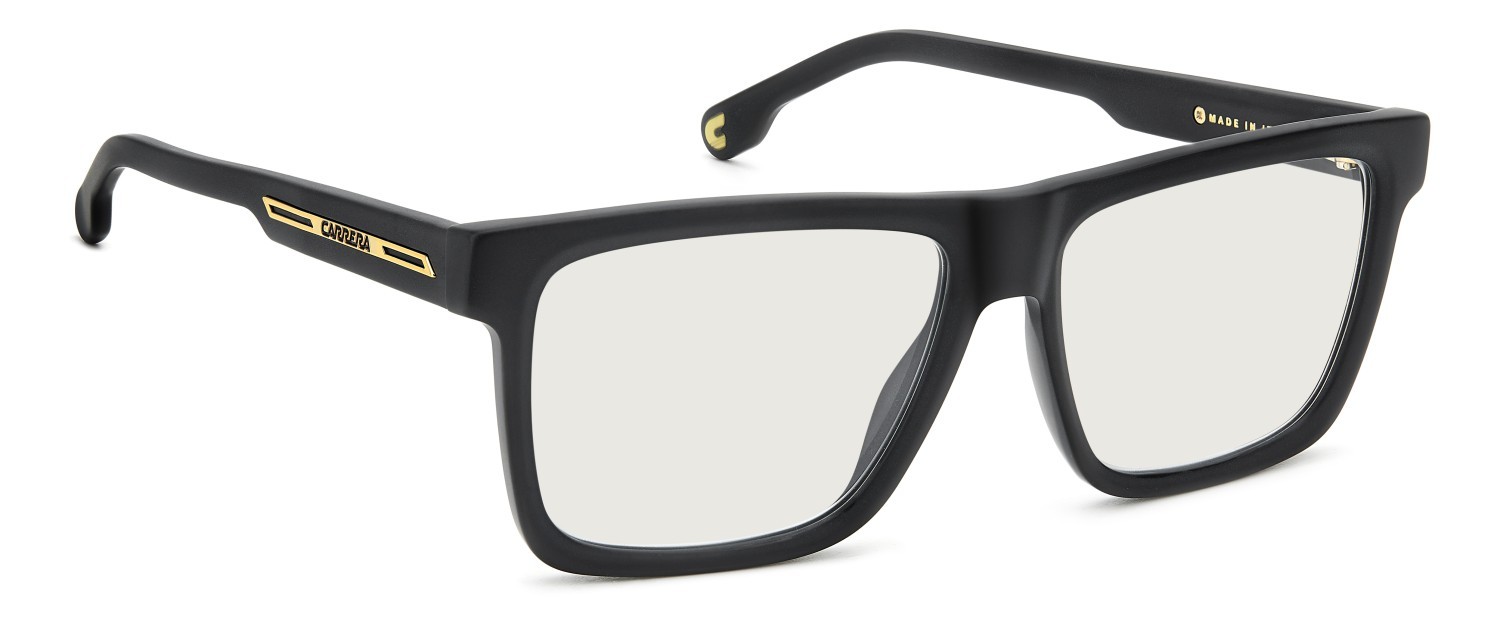Brillen Carrera Victory C 06 108932 003 farbe matte black form rechteckig gläser blue mirror