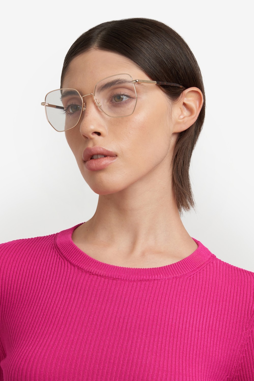 Occhiali da vista Marc Jacobs 780 108935 06J colore gold havana forma farfalla 