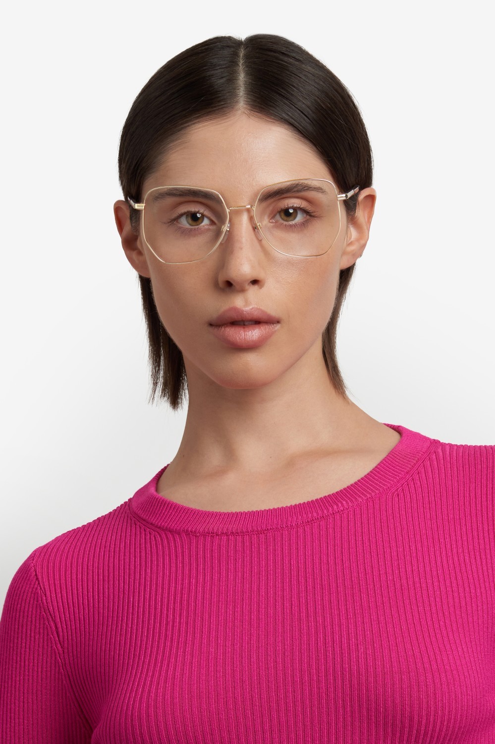 Occhiali da vista Marc Jacobs 780 108935 06J colore gold havana forma farfalla 