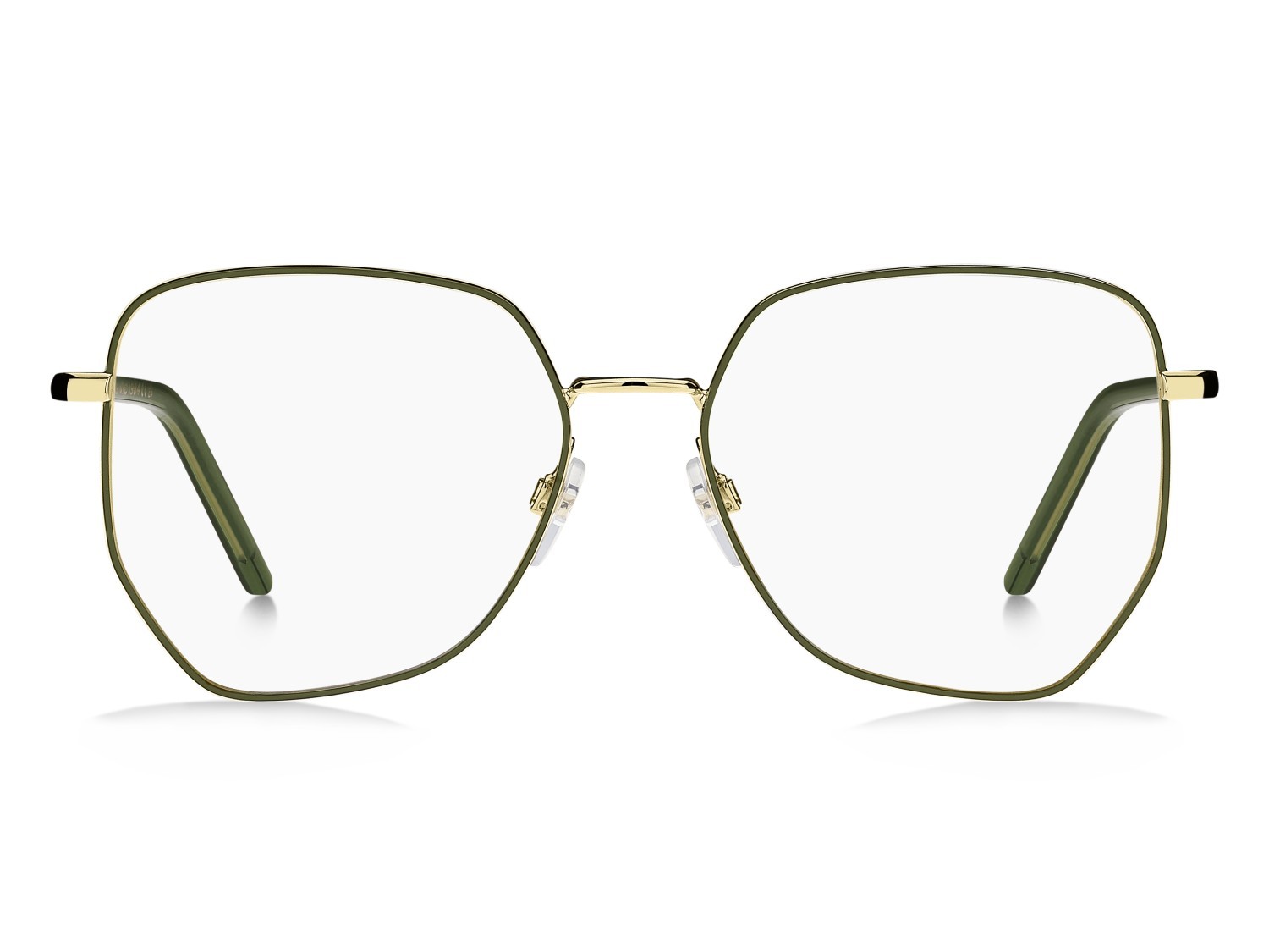 Occhiali da vista Marc Jacobs 780 108935 821 colore matte gold green forma farfalla 