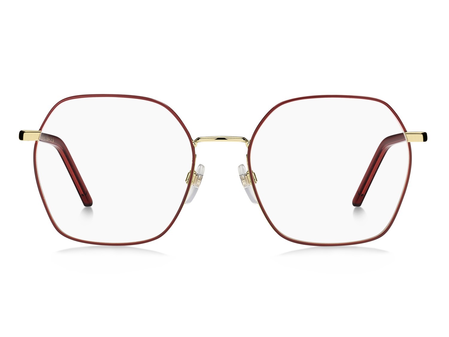 Eyeglasses Marc Jacobs 781 108936 E28 color matte burgundy gold shape square 