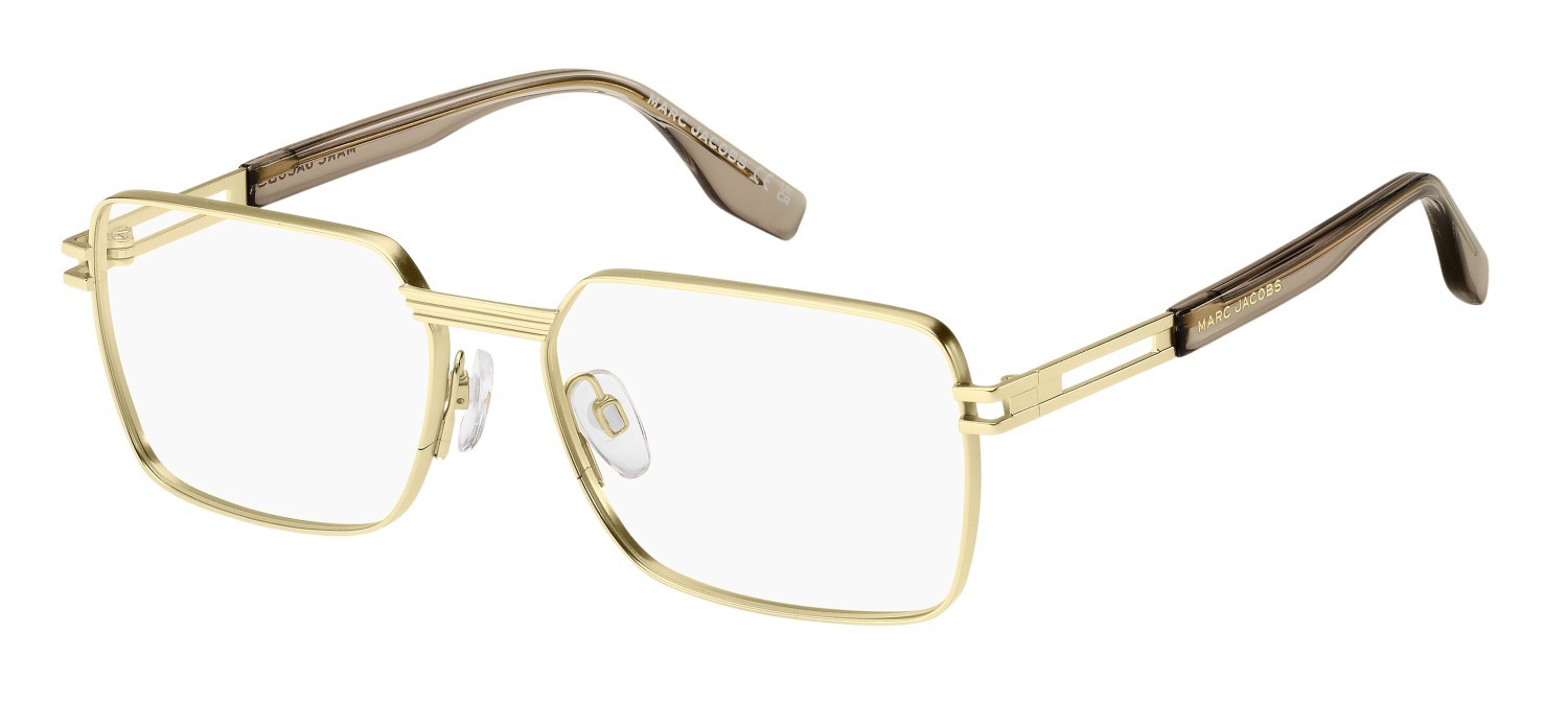 Eyeglasses Marc Jacobs 783 108941 4TX color matte gold beige shape rectangle 