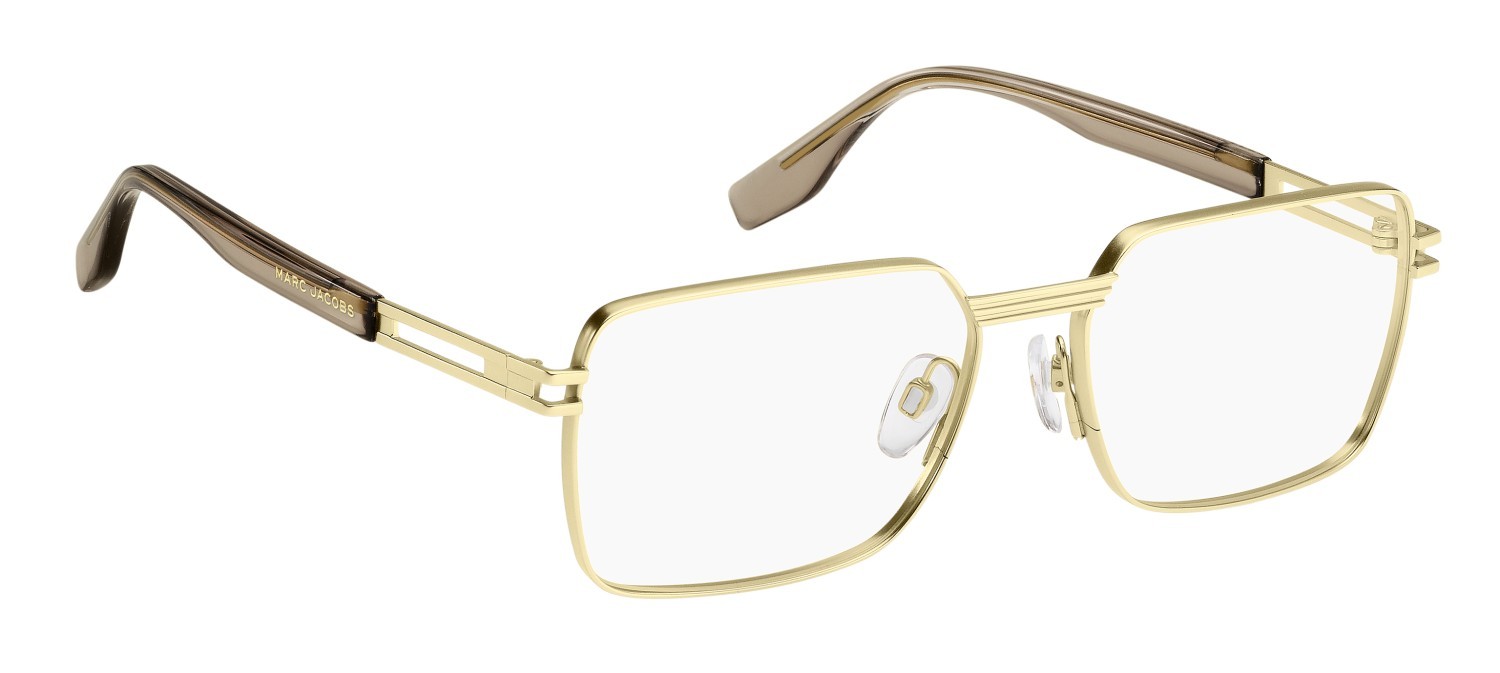 Eyeglasses Marc Jacobs 783 108941 4TX color matte gold beige shape rectangle 