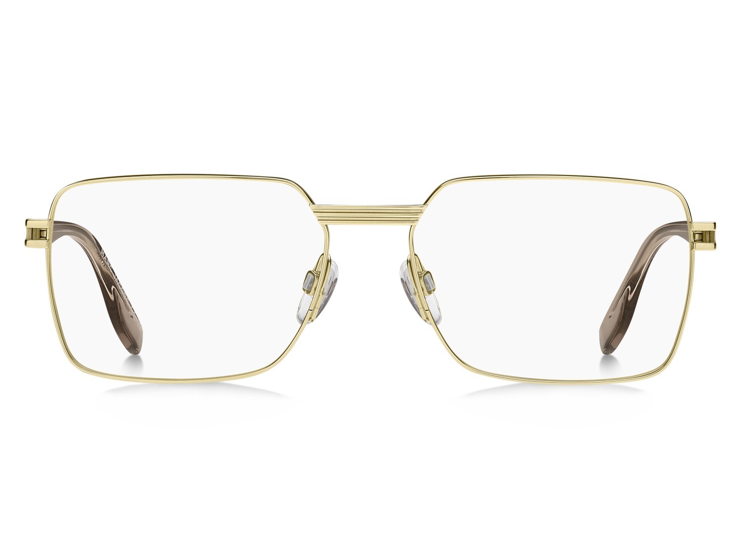Eyeglasses Marc Jacobs 783 108941 4TX color matte gold beige shape rectangle 