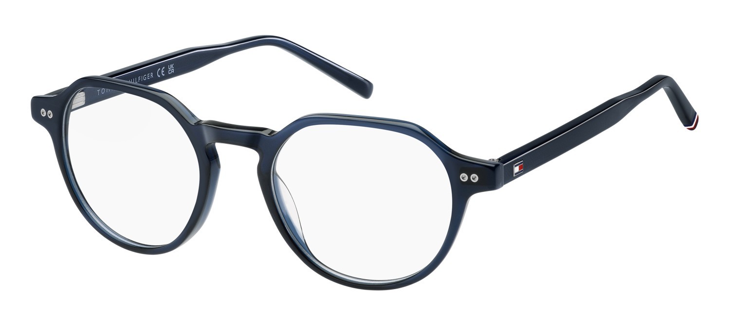 Occhiali da vista Tommy Hilfiger Th 2128 108942 PJP colore blue forma rotondo 