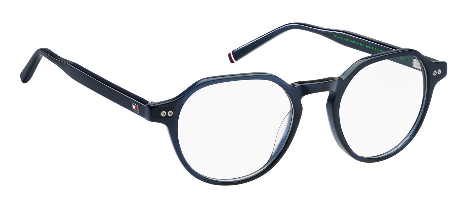 Occhiali da vista Tommy Hilfiger Th 2128 108942 PJP colore blue forma rotondo 
