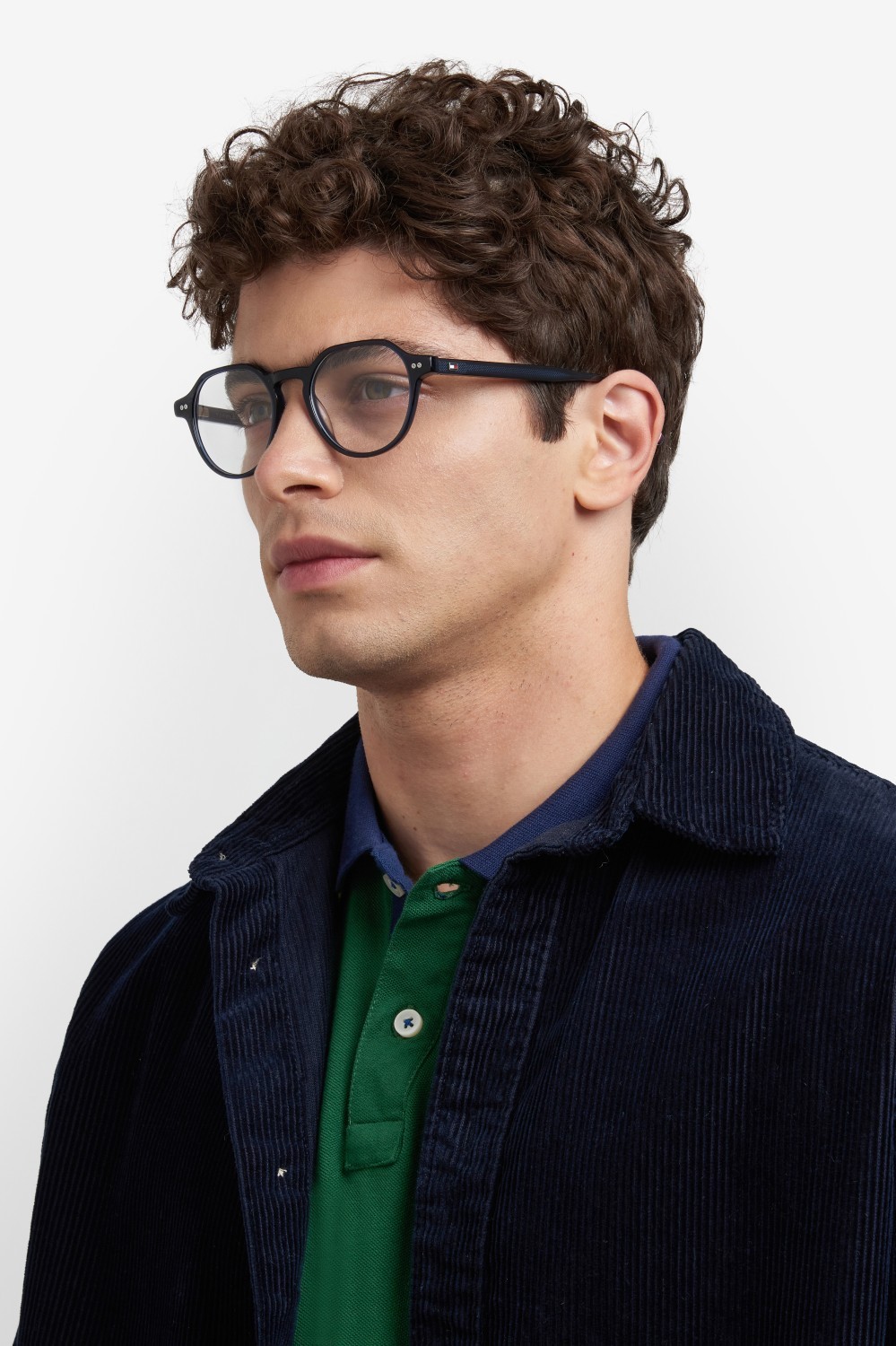 Occhiali da vista Tommy Hilfiger Th 2128 108942 PJP colore blue forma rotondo 