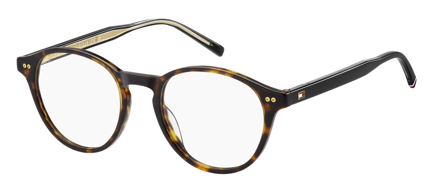 Occhiali da vista Tommy Hilfiger Th 2129 108943 086 colore havana forma pantos 