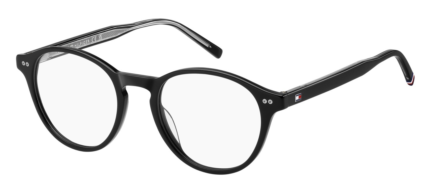 Eyeglasses Tommy Hilfiger Th 2129 108943 807 color black shape pantos 