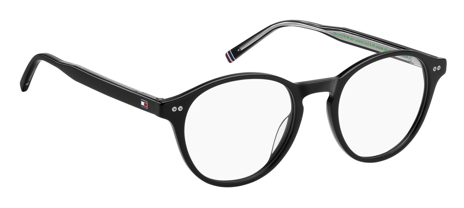 Eyeglasses Tommy Hilfiger Th 2129 108943 807 color black shape pantos 
