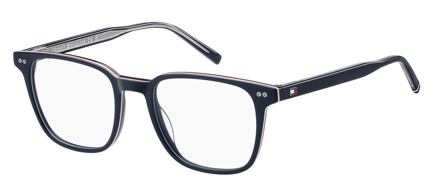 Occhiali da vista Tommy Hilfiger Th 2130 108944 S9W colore blue brown forma rettangolare 