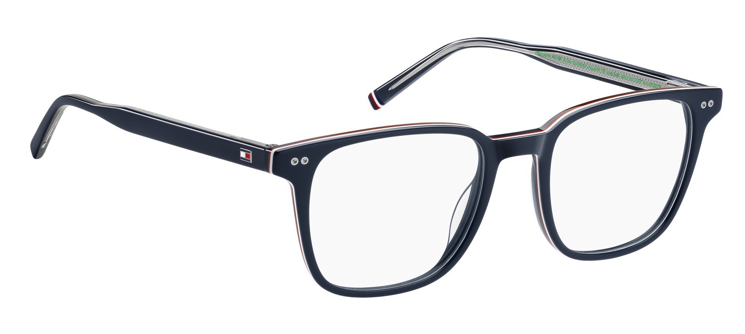 Occhiali da vista Tommy Hilfiger Th 2130 108944 S9W colore blue brown forma rettangolare 