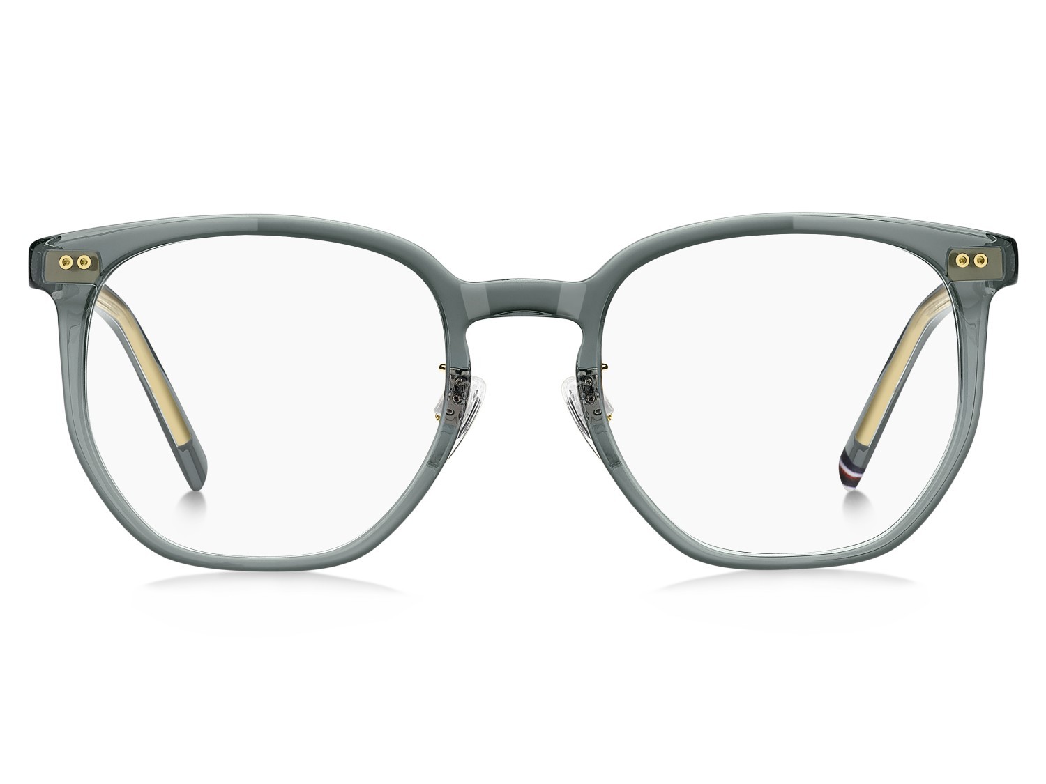 Eyeglasses Tommy Hilfiger Th 2167/F 108946 ZI9 color teal shape rectangle 