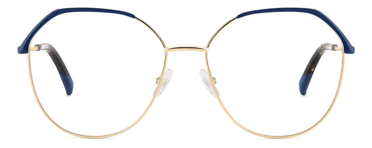 Occhiali da vista Missoni Mis 0204 108948 KY2 colore blue gold forma rotondo 
