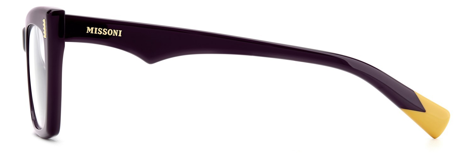 Occhiali da vista Missoni Mis 0207 108949 0T7 colore plum forma rettangolare 