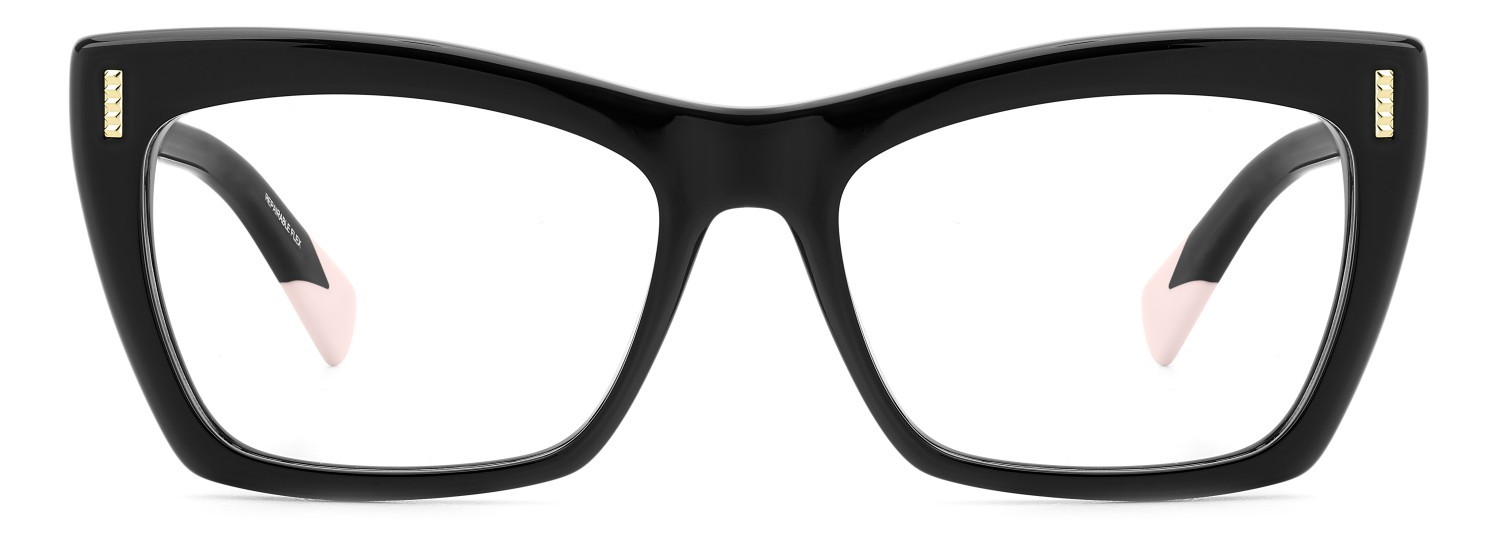 Occhiali da vista Missoni Mis 0207 108949 807 colore black forma rettangolare 