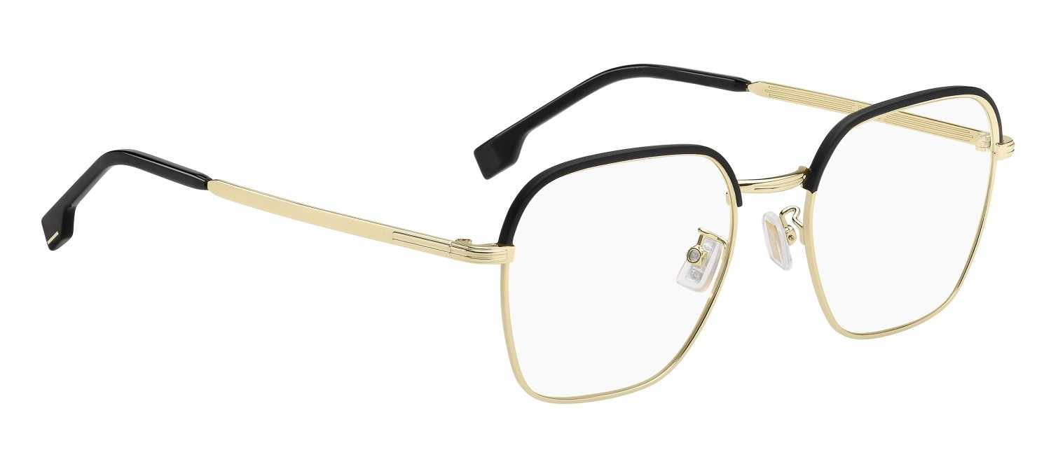 Occhiali da vista Hugo Boss 1742/F 108953 I46 colore matte black gold forma rettangolare 