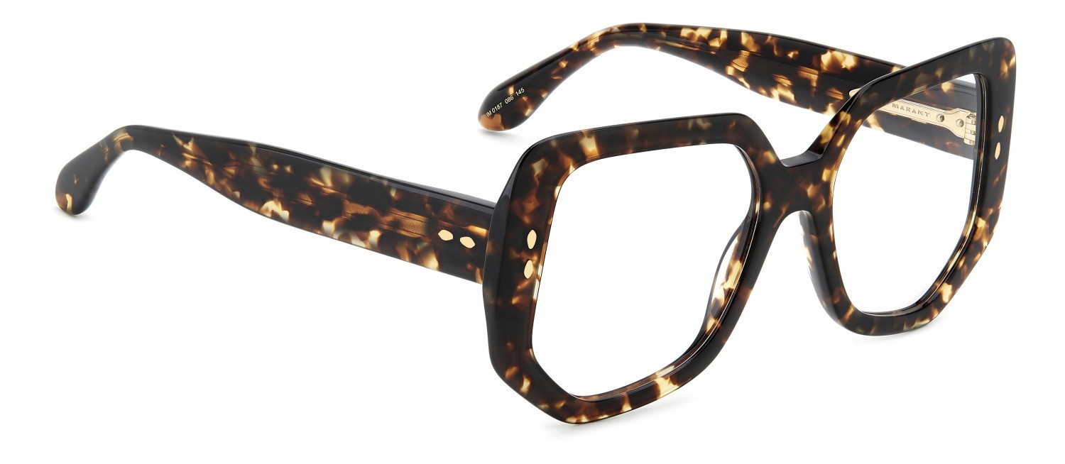 Occhiali da vista Isabel Marant Im 0187 108954 086 colore havana forma farfalla 
