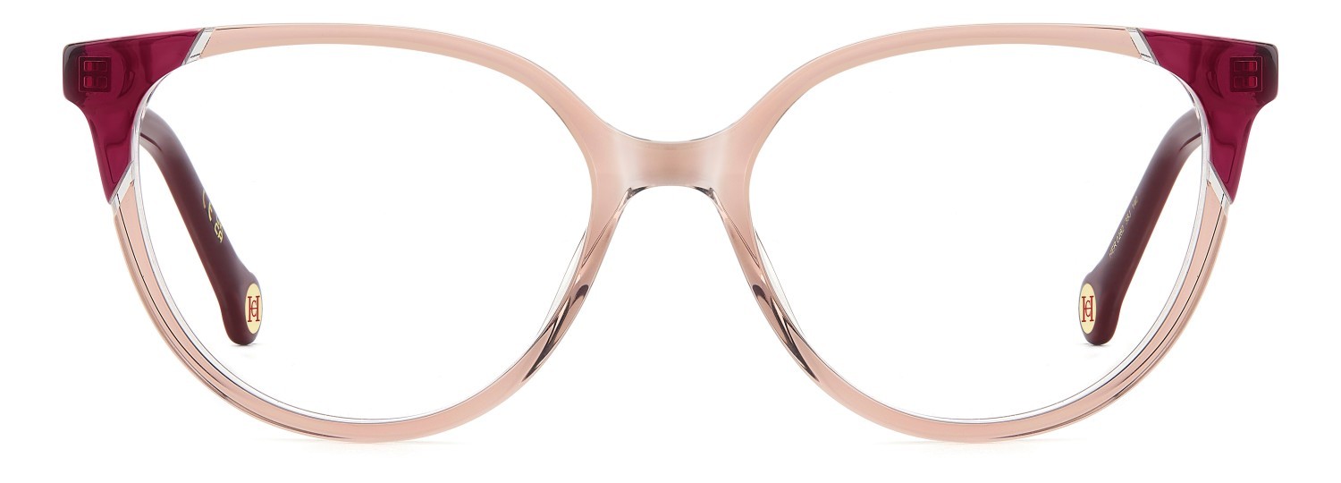 Brillen Carolina Herrera Her 0282 108966 35J farbe pink form rechteckig 