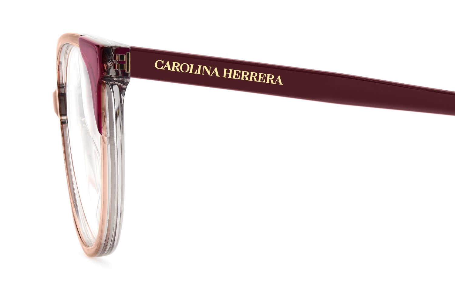 Brillen Carolina Herrera Her 0282 108966 35J farbe pink form rechteckig 