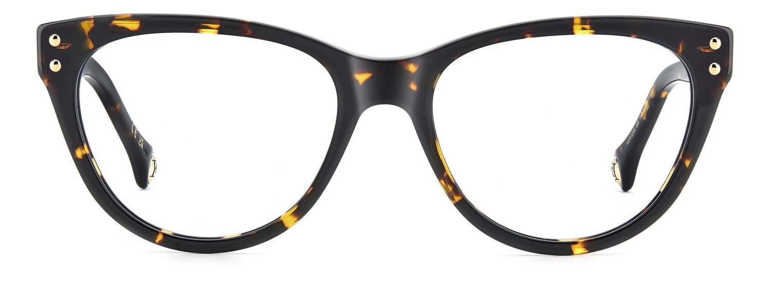 Occhiali da vista Carolina Herrera Her 0256 108967 086 colore havana forma cat eye 