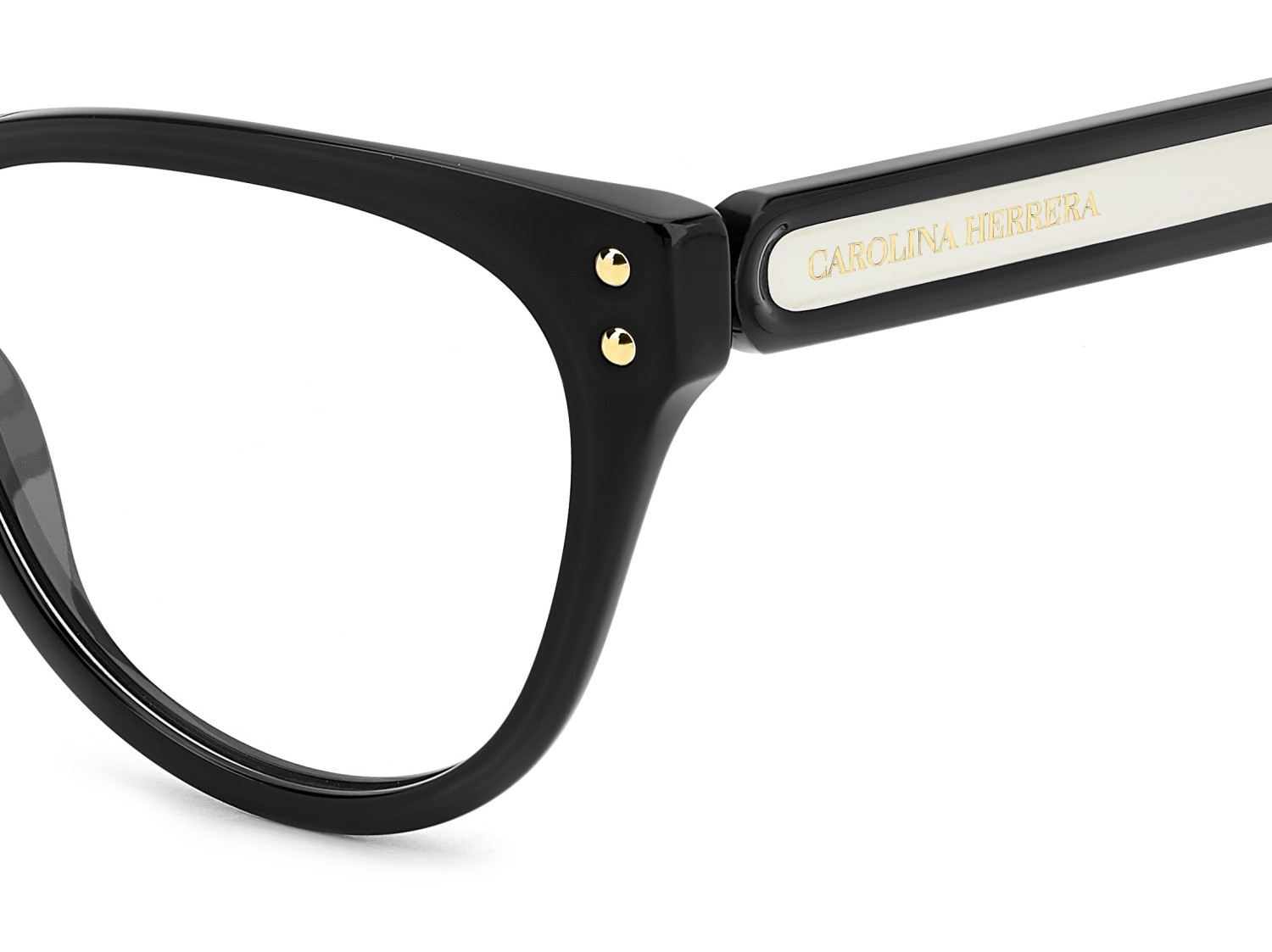 Occhiali da vista Carolina Herrera Her 0256 108967 807 colore black forma cat eye 