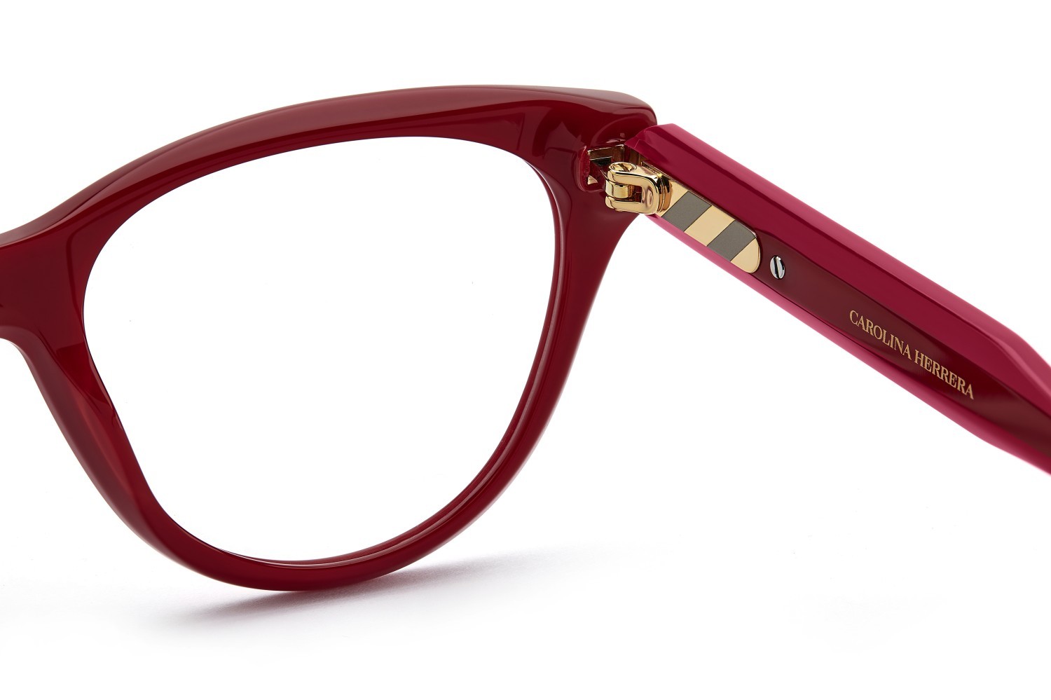 Occhiali da vista Carolina Herrera Her 0256 108967 C9A colore red forma cat eye 