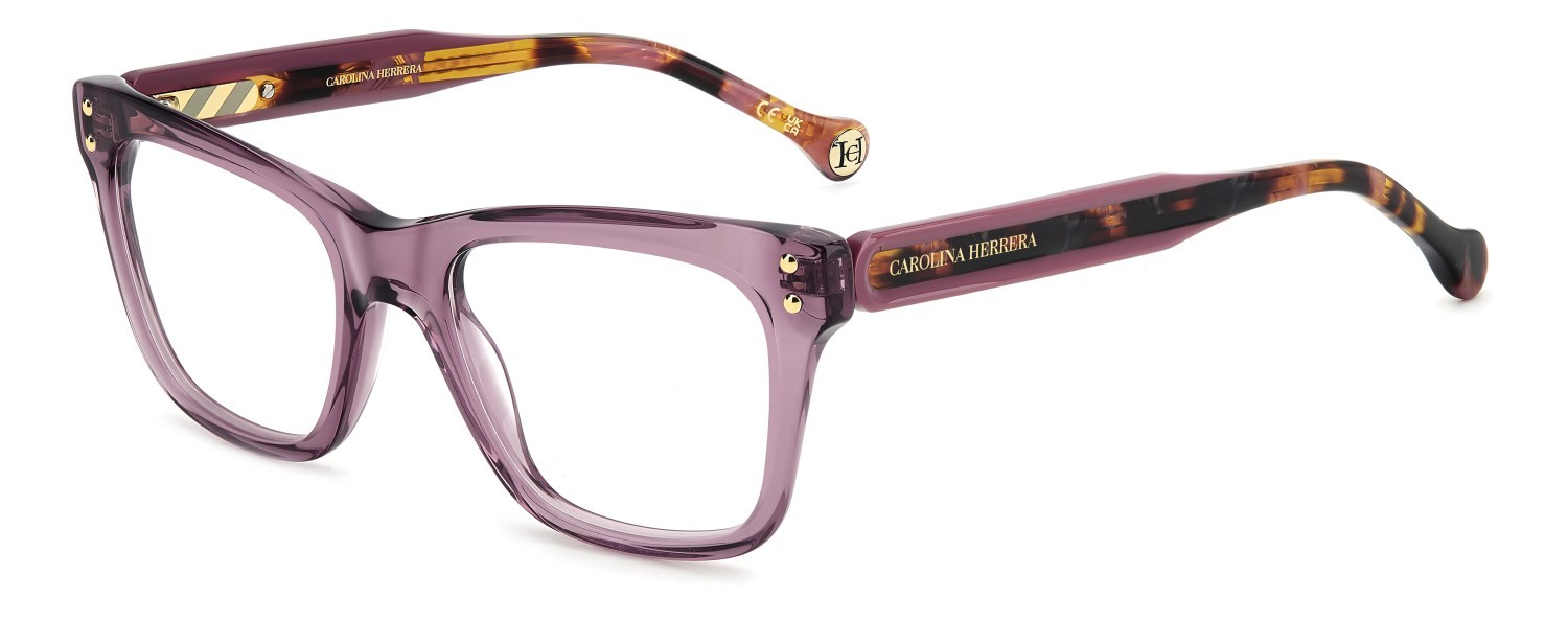 Occhiali da vista Carolina Herrera Her 0257 108968 35J colore pink forma rettangolare 