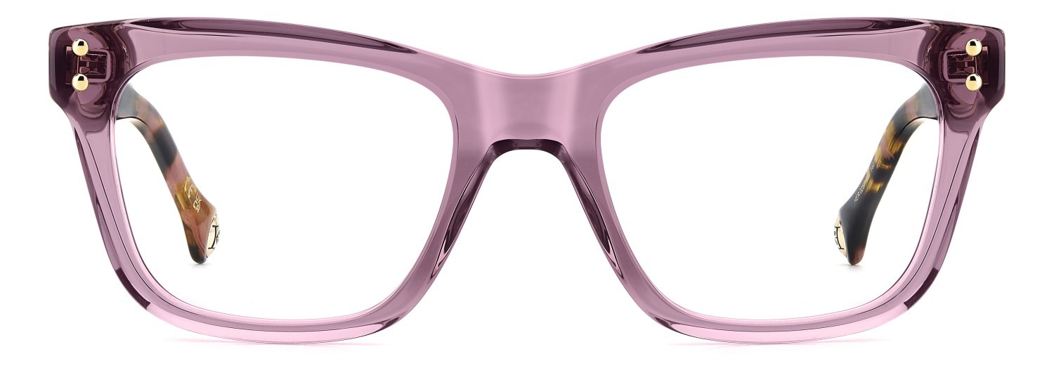 Occhiali da vista Carolina Herrera Her 0257 108968 35J colore pink forma rettangolare 