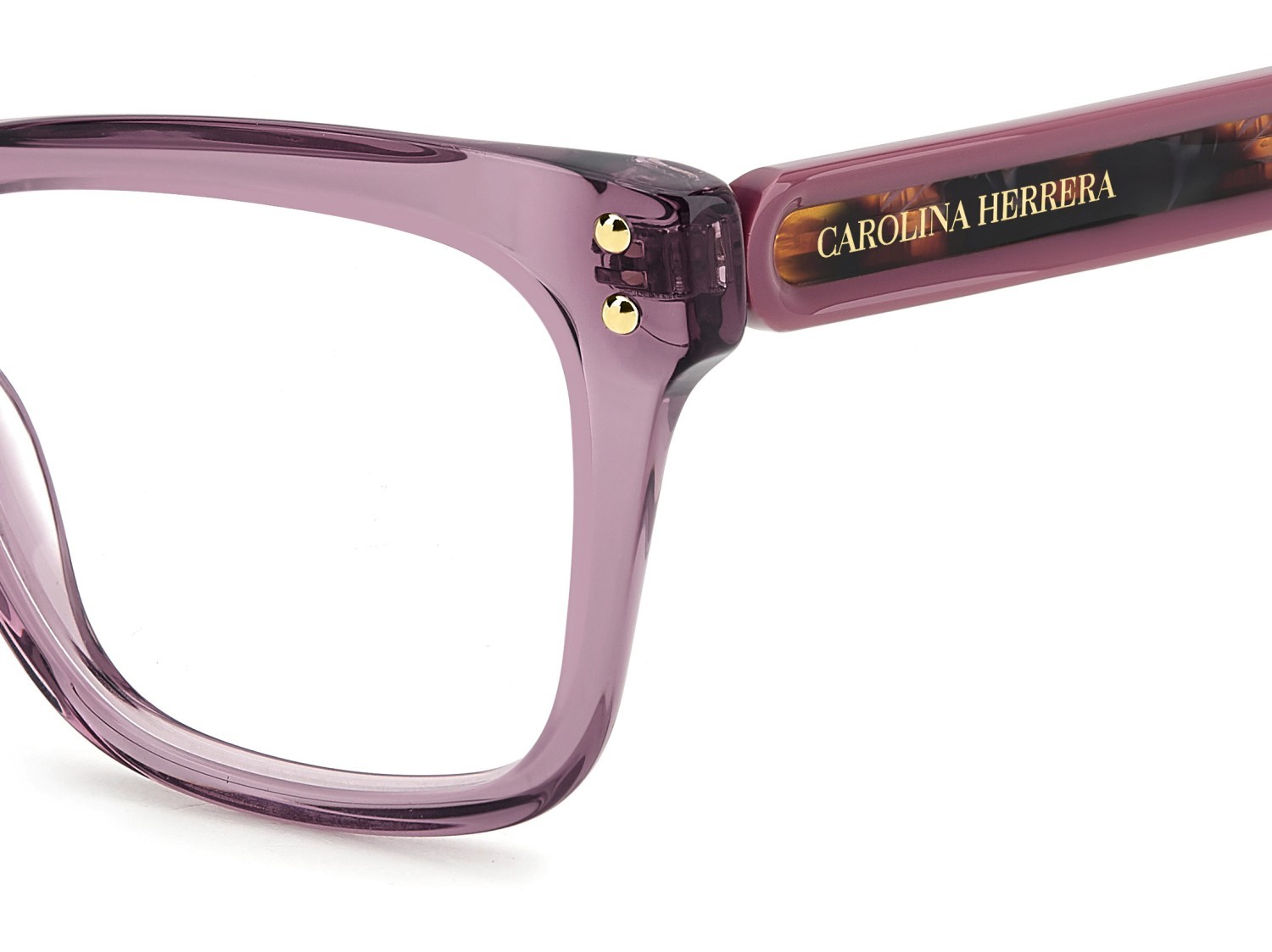 Occhiali da vista Carolina Herrera Her 0257 108968 35J colore pink forma rettangolare 