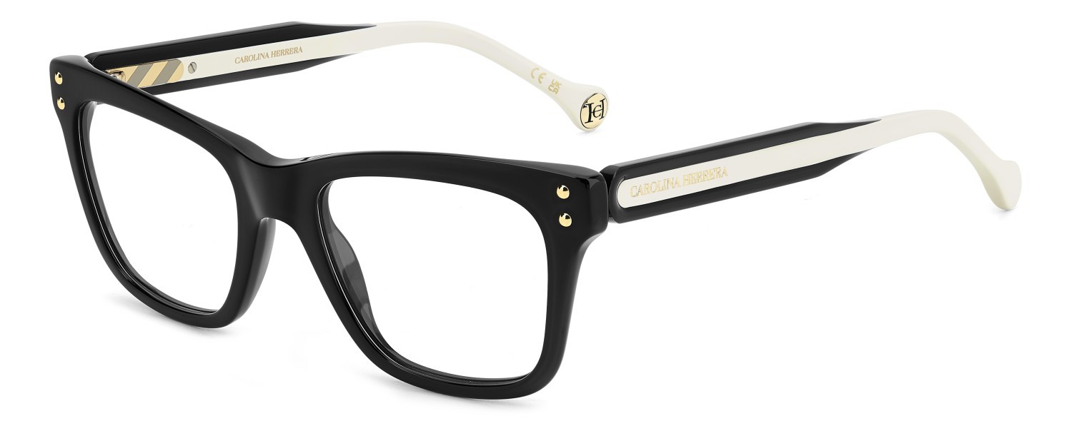 Eyeglasses Carolina Herrera Her 0257 108968 807 color black shape rectangle 