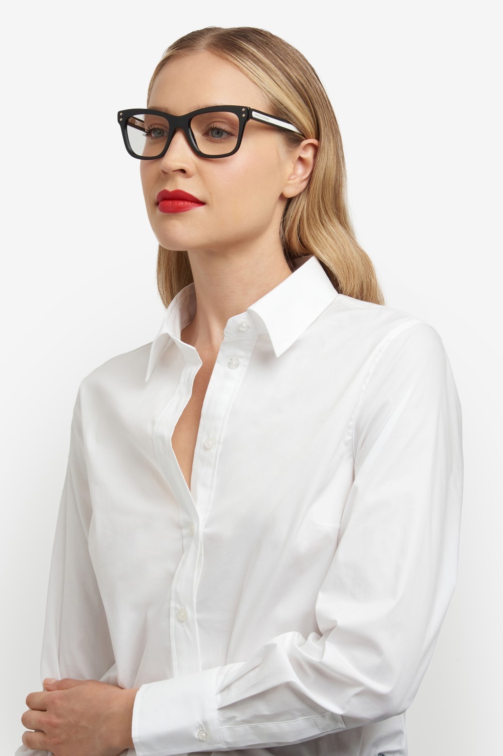 Eyeglasses Carolina Herrera Her 0257 108968 807 color black shape rectangle 