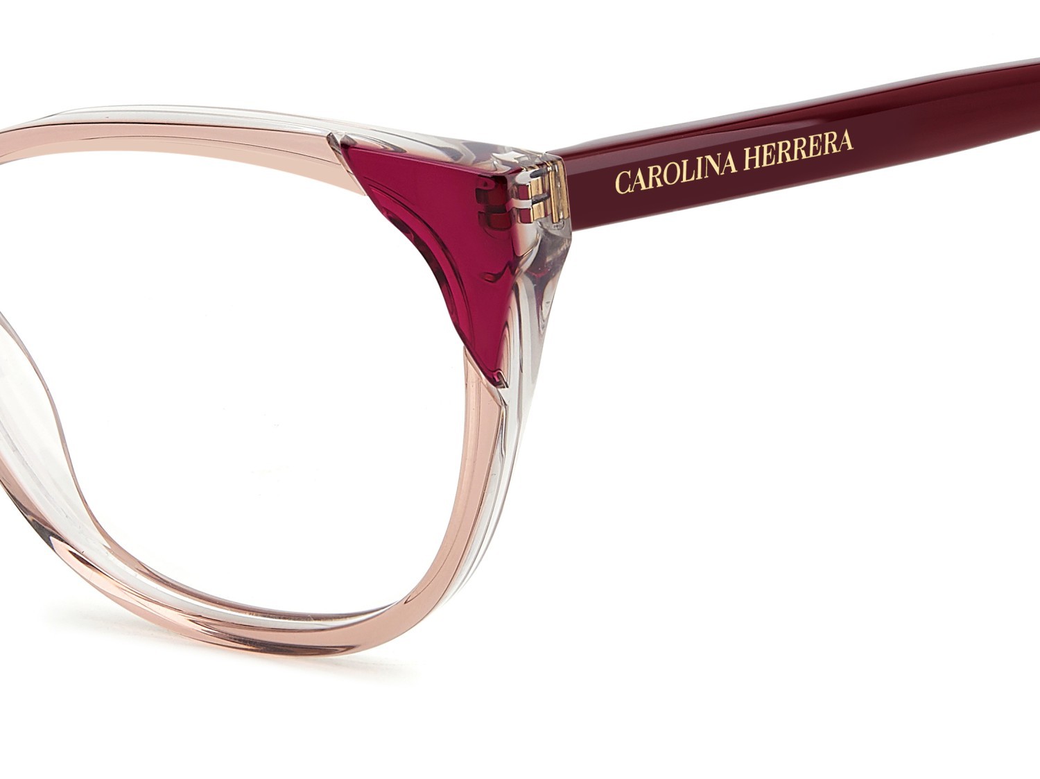 Brillen Carolina Herrera Her 0283 108969 35J farbe pink form rechteckig 