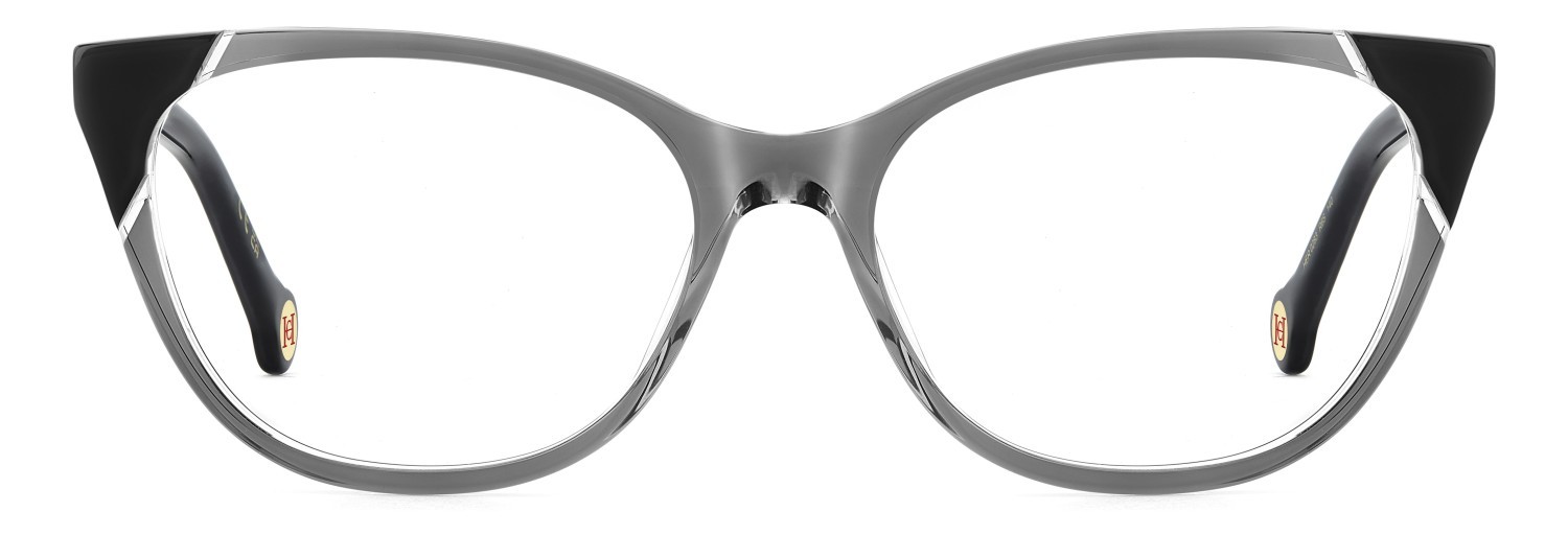 Eyeglasses Carolina Herrera Her 0283 108969 R6S color grey black shape rectangle 