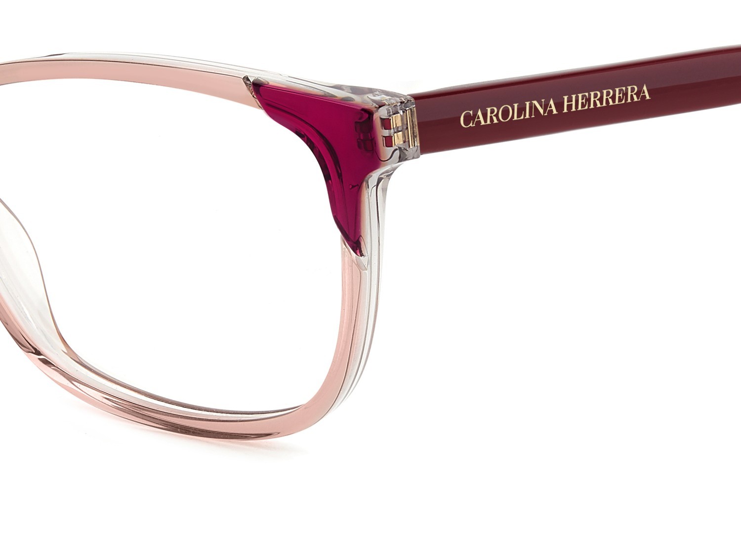 Brillen Carolina Herrera Her 0284 108970 35J farbe pink form rechteckig 