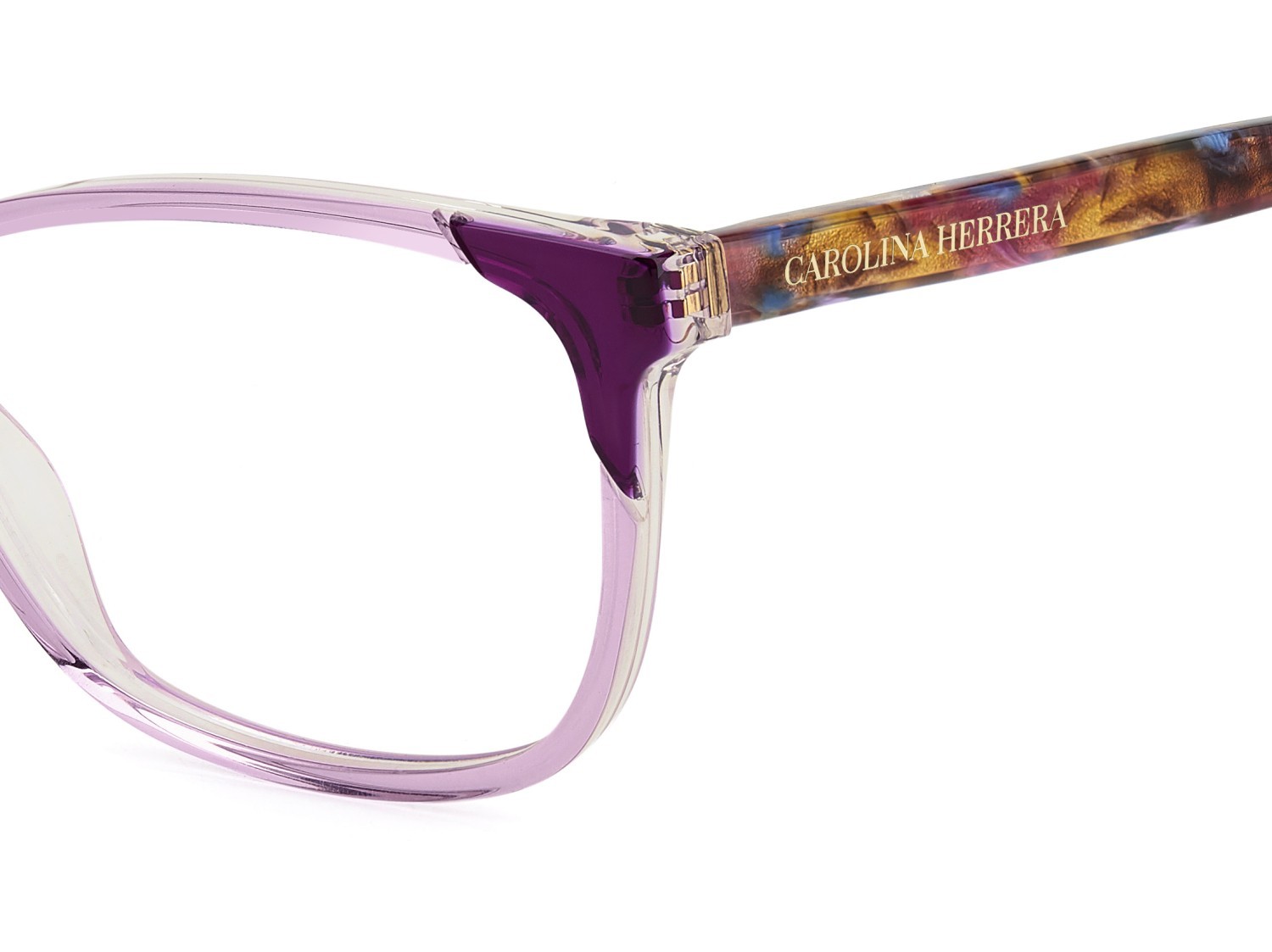 Brillen Carolina Herrera Her 0284 108970 848 farbe lilac violet form rechteckig 