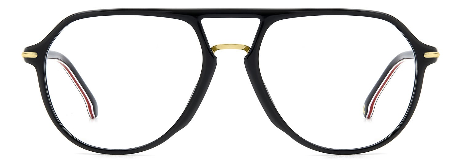 Brillen Carrera 345 108973 (2M2) farbe black gold form aviator 